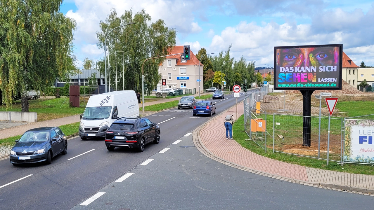 37327 Leinefelde-Worbis LED Werbewand W3,00m x H2,00m